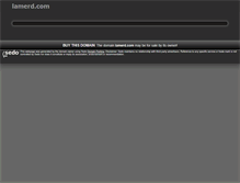 Tablet Screenshot of lamerd.com